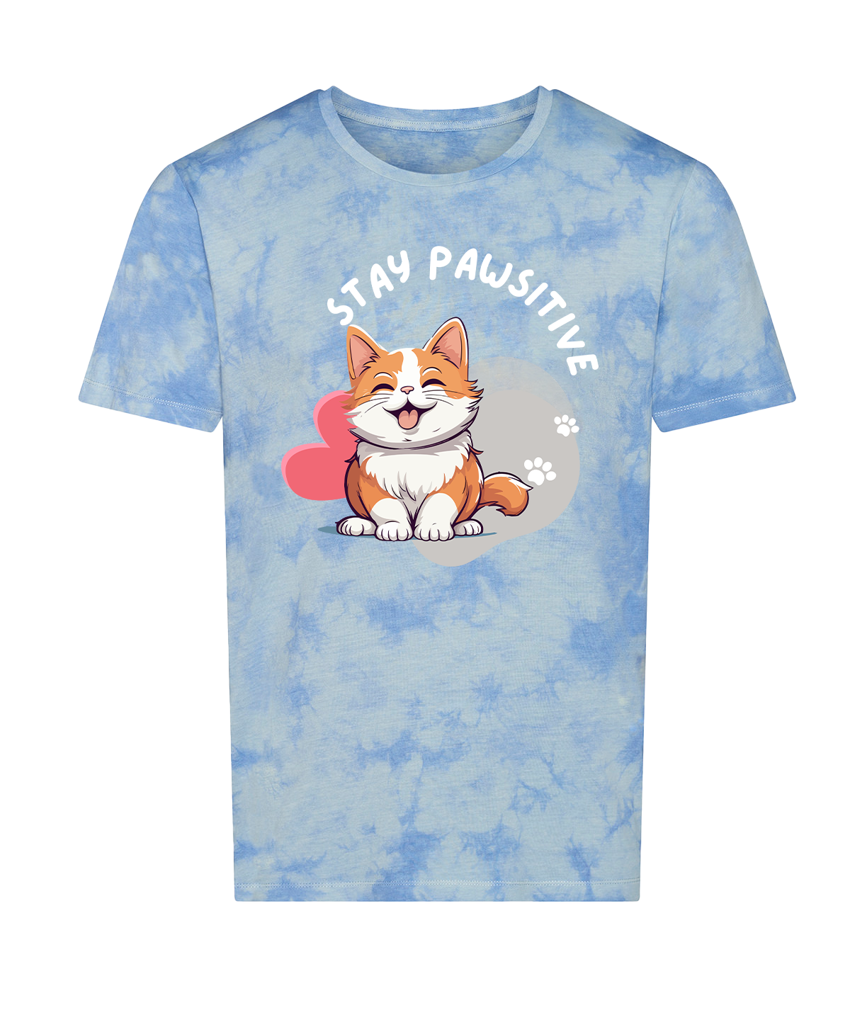 Stay Pawsitive - Cat T-Shirt