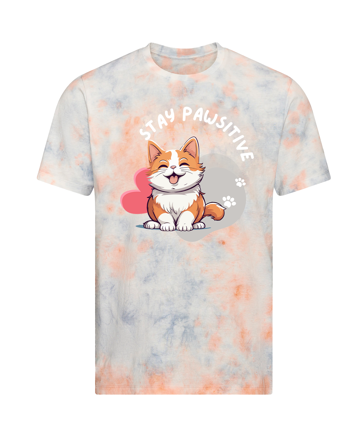 Stay Pawsitive - Cat T-Shirt