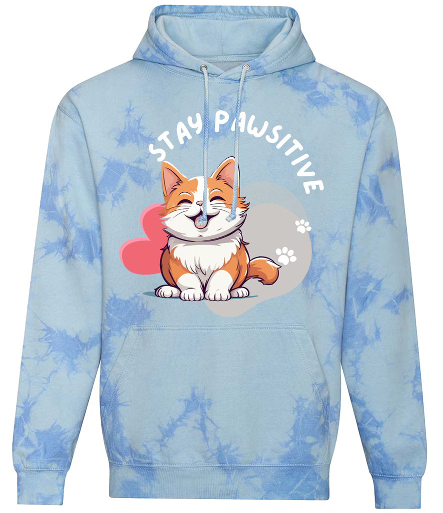 Stay Pawsitive - Cat Hoodie