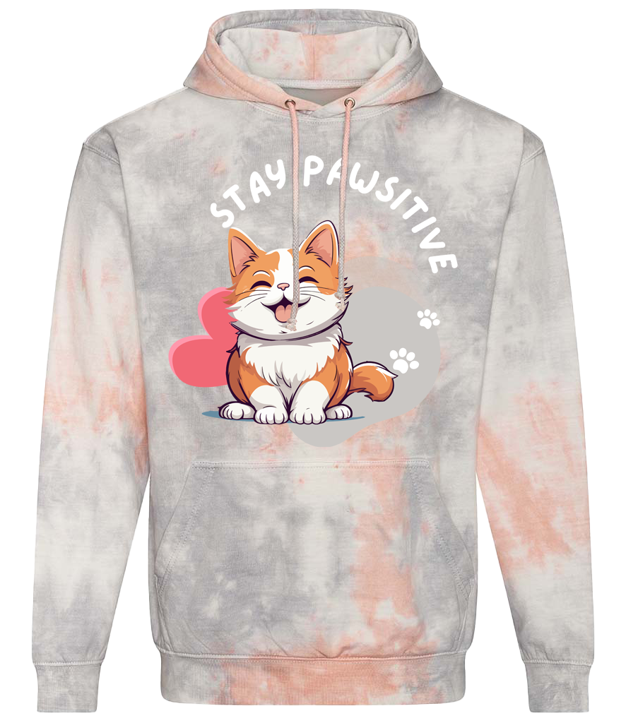 Stay Pawsitive - Cat Hoodie