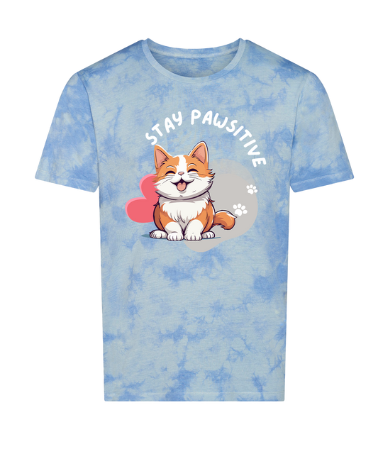 Stay Pawsitive - Cat T-Shirt