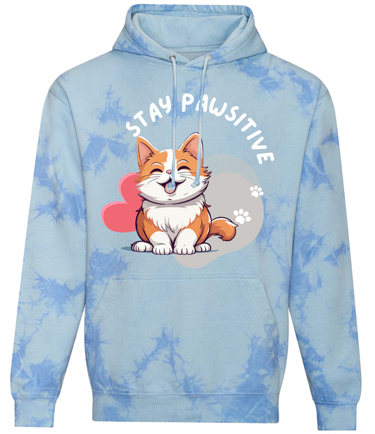 Stay Pawsitive - Cat Hoodie
