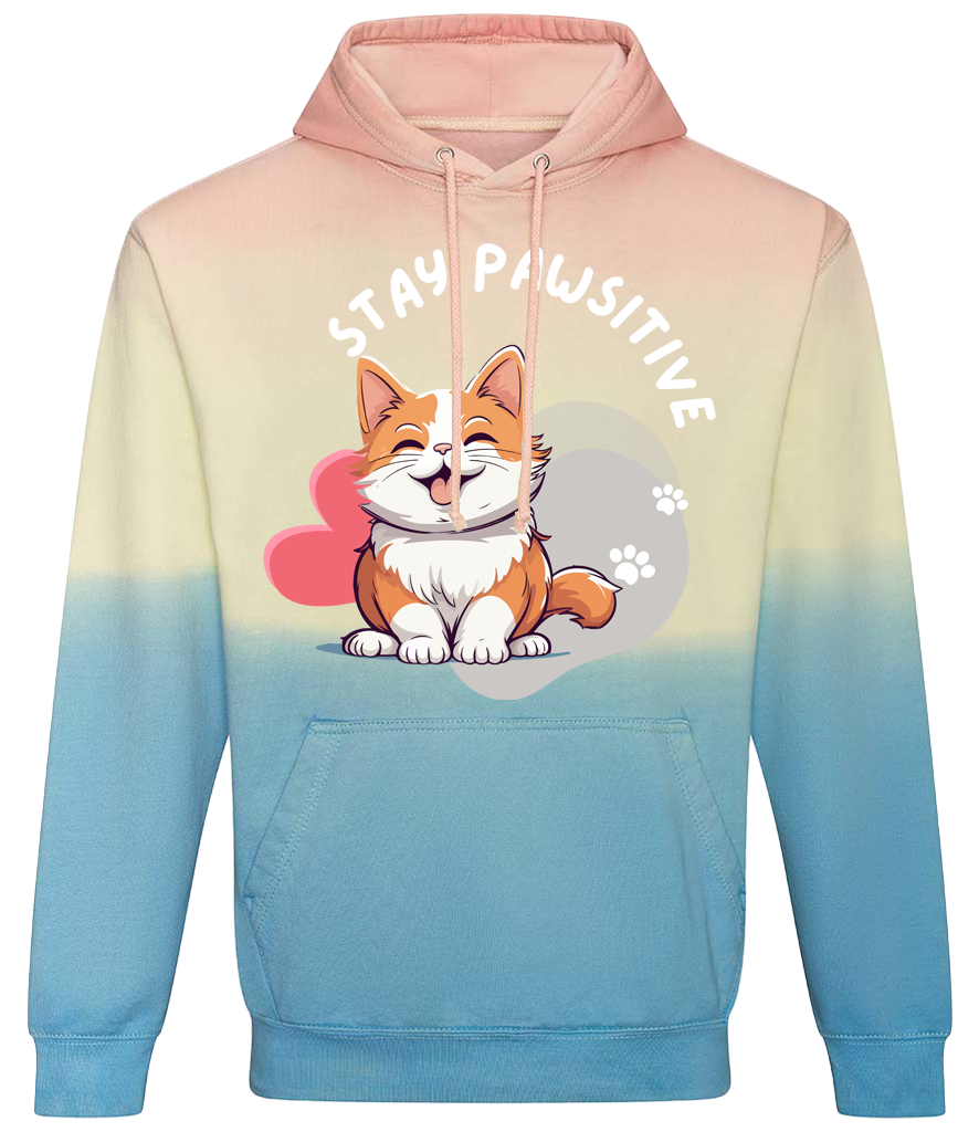 Stay Pawsitive - Cat Hoodie