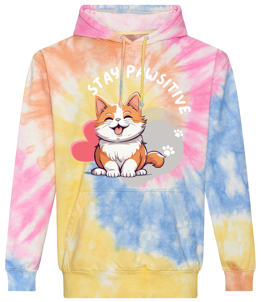 Stay Pawsitive - Cat Hoodie