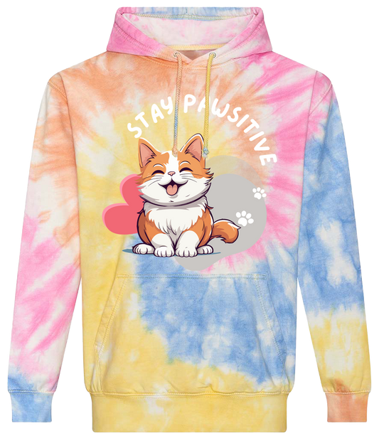 Stay Pawsitive - Cat Hoodie